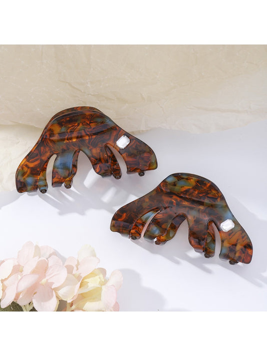 Beau - Medium Vintage Ombré Triangular Claw Clip