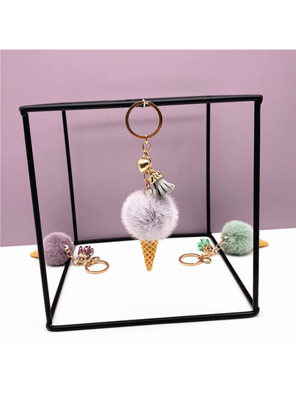 Keypus - Ice Cream Shaped Bag Charm Keychain