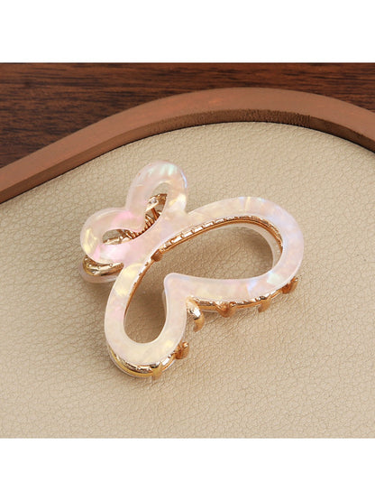 Beau - Butterfly Shaped Iridescent Hair Claw Clip