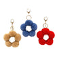 Keypus - Flower Pompom Bag Charm Keychain