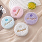 Mirroray - Circular Embroidered Plush Makeup Mirror