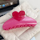 Beau - Sweet Style Heart Detail Claw Clip