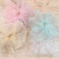 Gifty - Polka Dot Sheer Mesh Ponytail Scrunchie