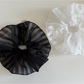 Gifty - Lace Bow Tulle Ponytail Hair Scrunchie