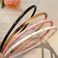 Gifty - Geometric Rhinestone Thin Plastic Headband
