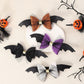 Beau - Halloween Bat Wing Glitter Bow Hair Clip