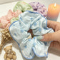 Gifty - Roses Floral Print Ruffled Scrunchie