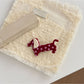 Beau - Cute Polka Dot Puppy Shaped Claw Clip