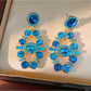 Nozari - Vintage Geometric Rhinestone Necklace
