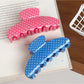 Beau - Rounded Polka Dot Acetate Hair Claw Clip