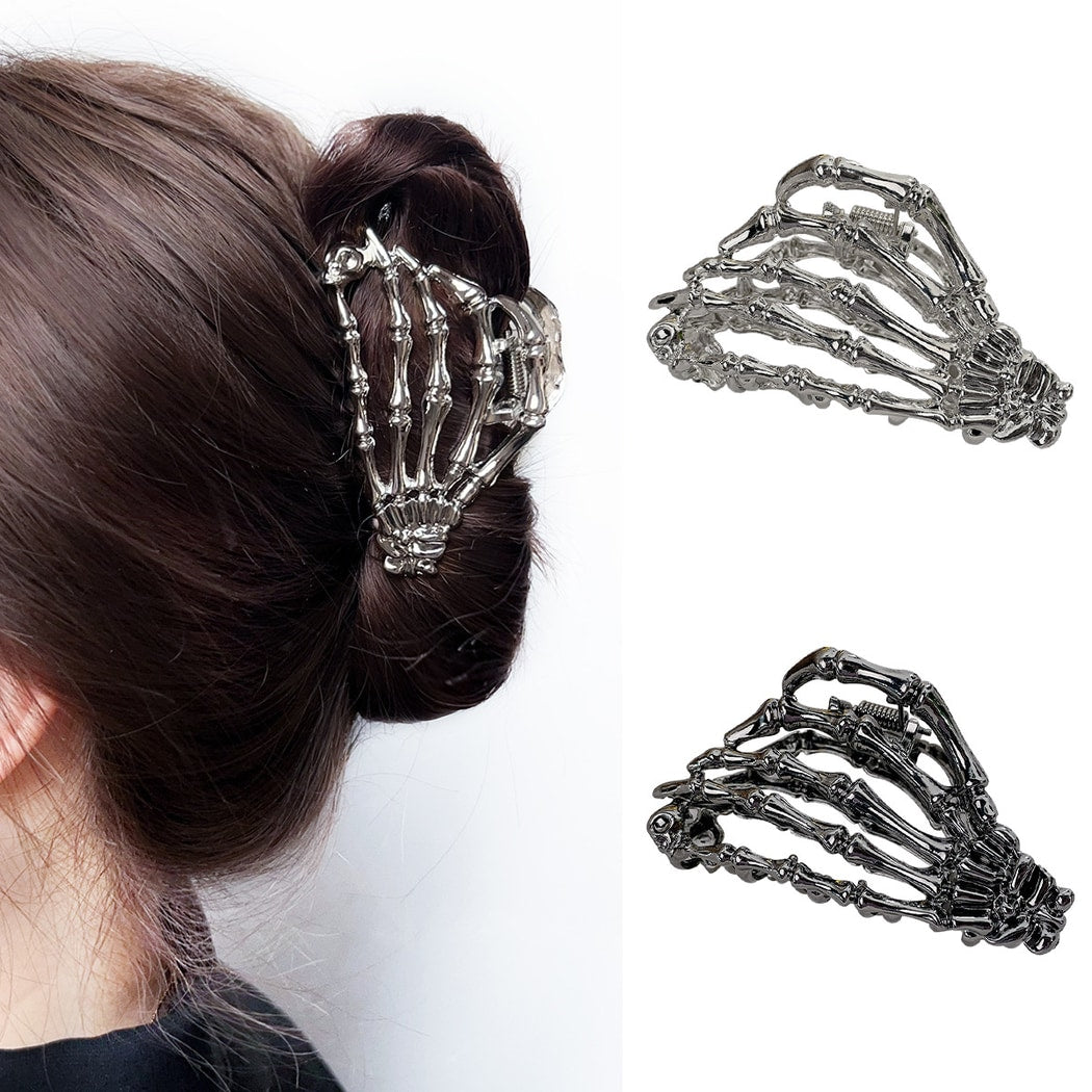 Beau - Halloween Hand Bone and Spider Claw Clip
