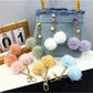 Keypus - Colorful Plush Pompom Bag Charm Keychain