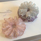 Gifty - Vintage Floral Polyester Ponytail Scrunchie