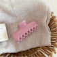 Beau - Glossy Square PC Alloy Hair Claw Clip