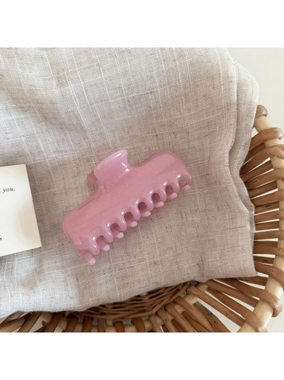 Beau - Glossy Square PC Alloy Hair Claw Clip