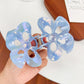 Beau - Glossy Hollow Flower Design Claw Clip