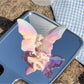 Beau - Gradient Plastic Flower Design Claw Clip