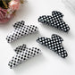 Beau - Elegant Solid Color Polka Dot Claw Clip