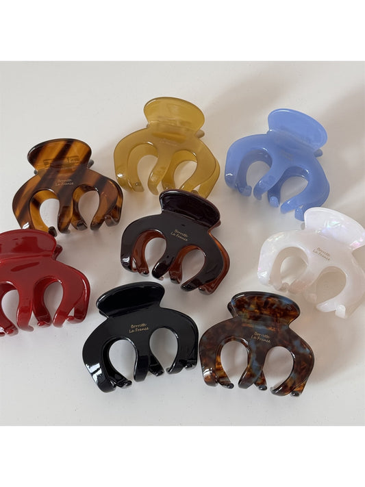 Beau - Irregular Acetate Alloy Hair Claw Clip