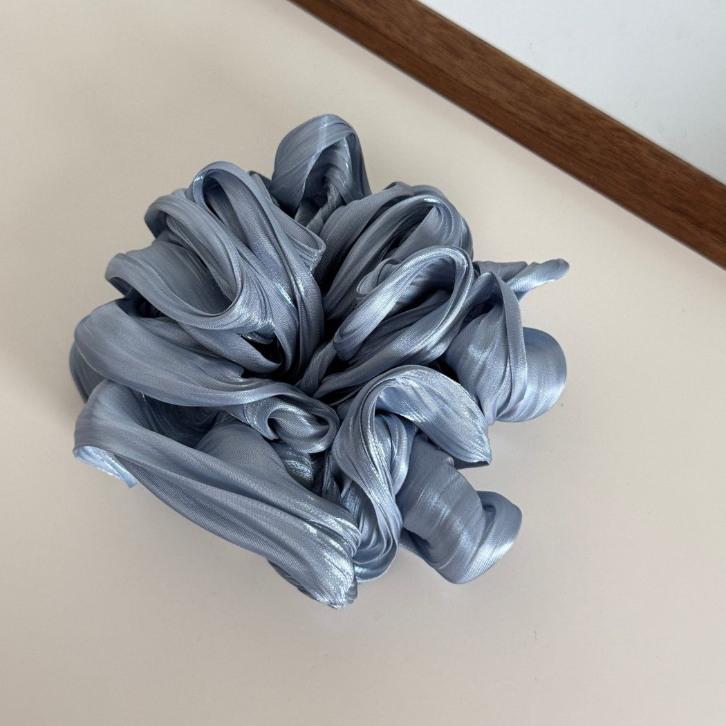 Gifty - Polyester Satin Look Layered Scrunchie