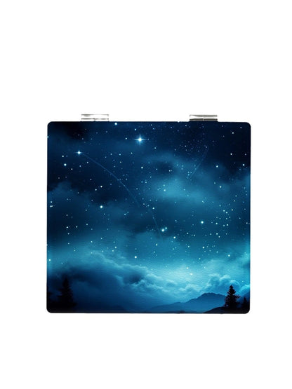 Mirroray - Cartoon Night Sky Portable Vanity Mirror
