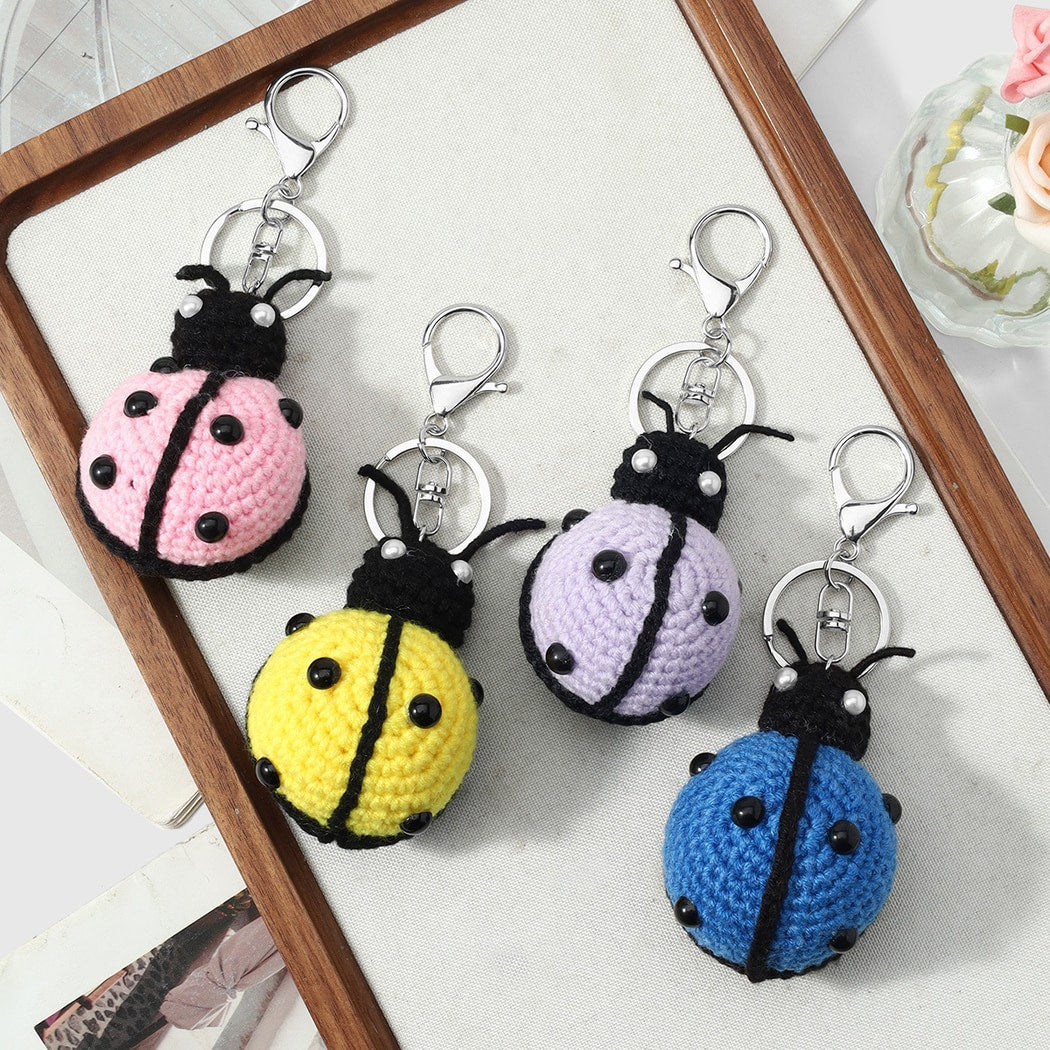 Keypus - Cute Cartoon Ladybug Keychain