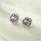 Earedge - Minimal Geometric Square Alloy Stud Earrings