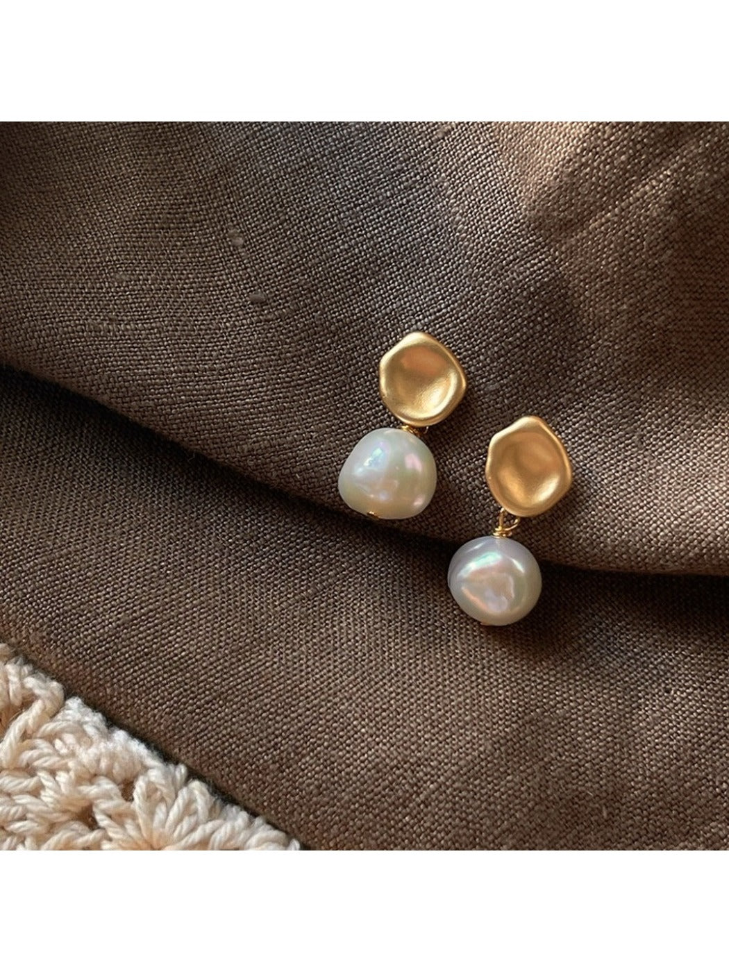Earedge - Baroque Irregular-Style Earrings