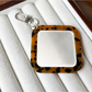 Keypus - Acrylic Square Mirror Bag Charm Keychain