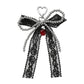 Keypus - Y2K Heart Bow Beaded Bag Charm Keychain