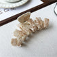 Beau - Modern Minimalist Ring Detail Hair Claw Clip