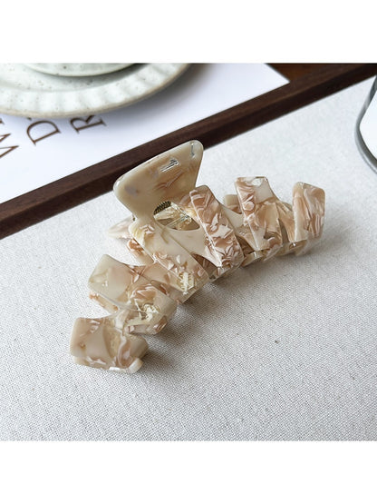Beau - Modern Minimalist Ring Detail Hair Claw Clip