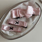 Beau - Polka Dot Satin Bow Detail Banana Clip