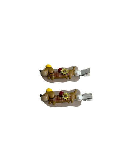 Beau - Cute Cartoon Dog Side Bangs Decorative Hair Clip