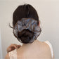 Gifty - Soft Look Printed Polyester Ponytail Scrunchie