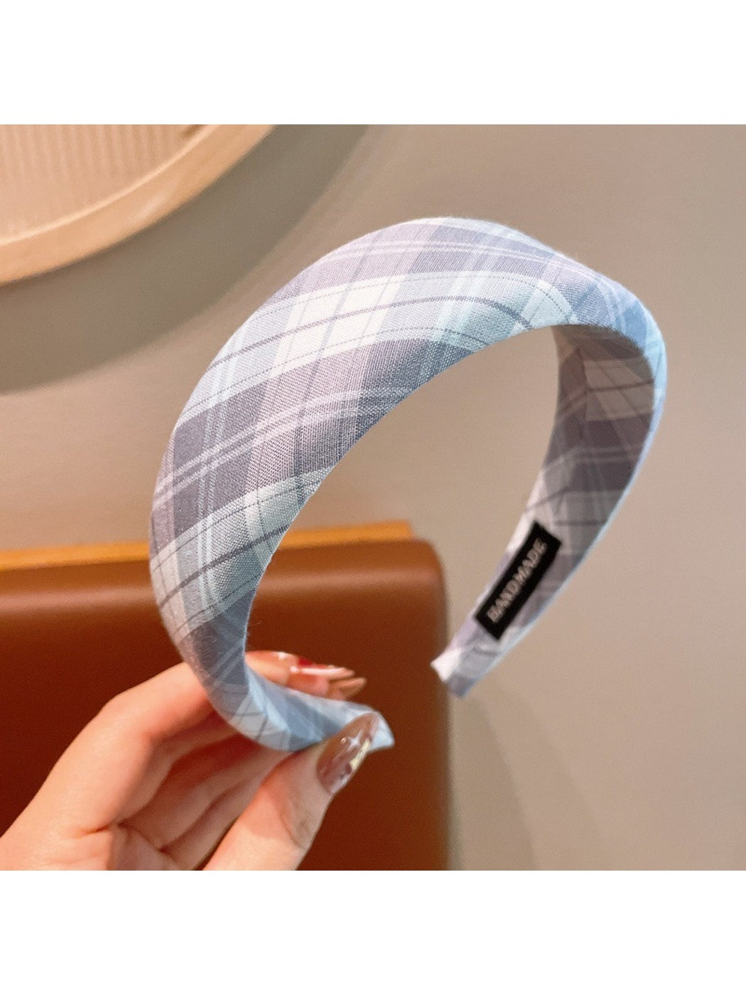 Gifty - Plaid Fabric Patterned Sweet Style Headband