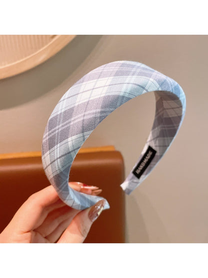 Gifty - Plaid Fabric Patterned Sweet Style Headband