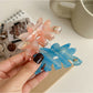 Beau - Glossy Flower Petal Hair Styling Claw Clip