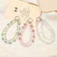 Keypus - Double Chain Beaded Butterfly Keychain