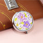 Mirroray - Floral Pattern Three Compartment Portable Mirror