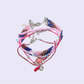 Lovra - Bohemian Beaded Wide Braid Bracelet