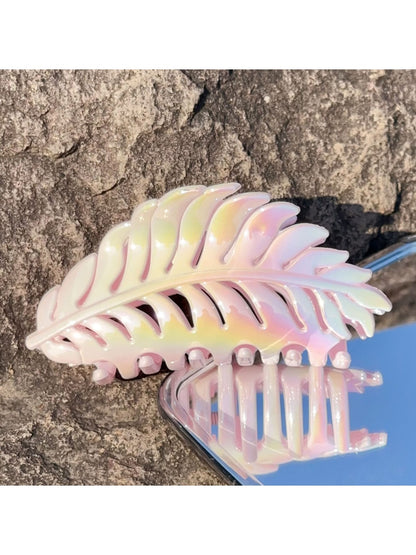 Beau - Gradient Plastic Flower Design Claw Clip