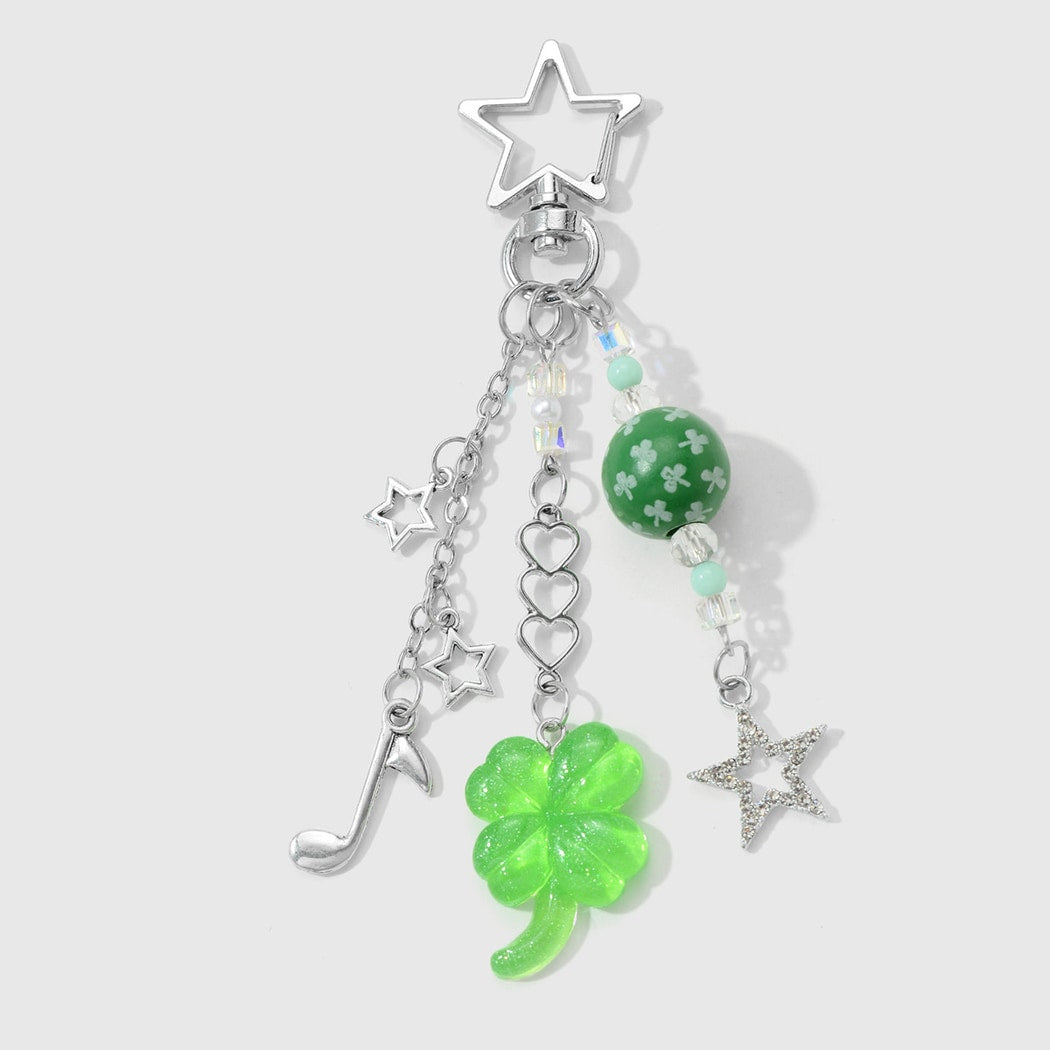 Keypus - Green Clover and Music Note Keychain