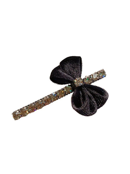 Beau - Small Bow Bar-Shaped Hair Clip