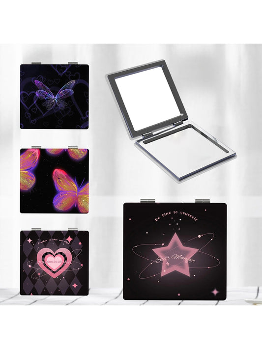 Mirroray - Y2K Cartoon Folding Makeup Touch Up Mirror