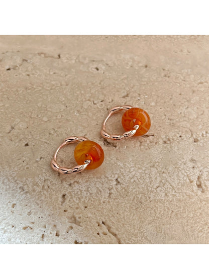 Earedge - Minimalist Hoop Dangle Earrings