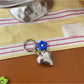 Keypus - Alloy Heart and Flower Bag Hanging Keychain