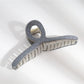 Beau - Geometric Plastic Alloy Square Form Claw Clip