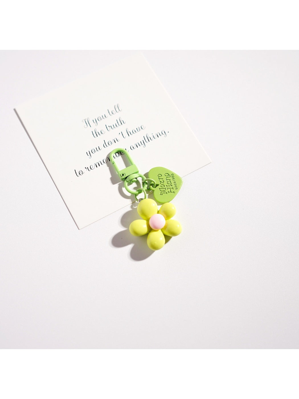 Keypus - Cartoon Flower Keychain Pendant