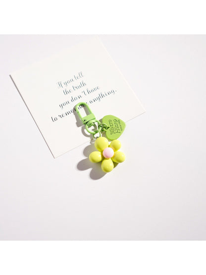 Keypus - Cartoon Flower Keychain Pendant